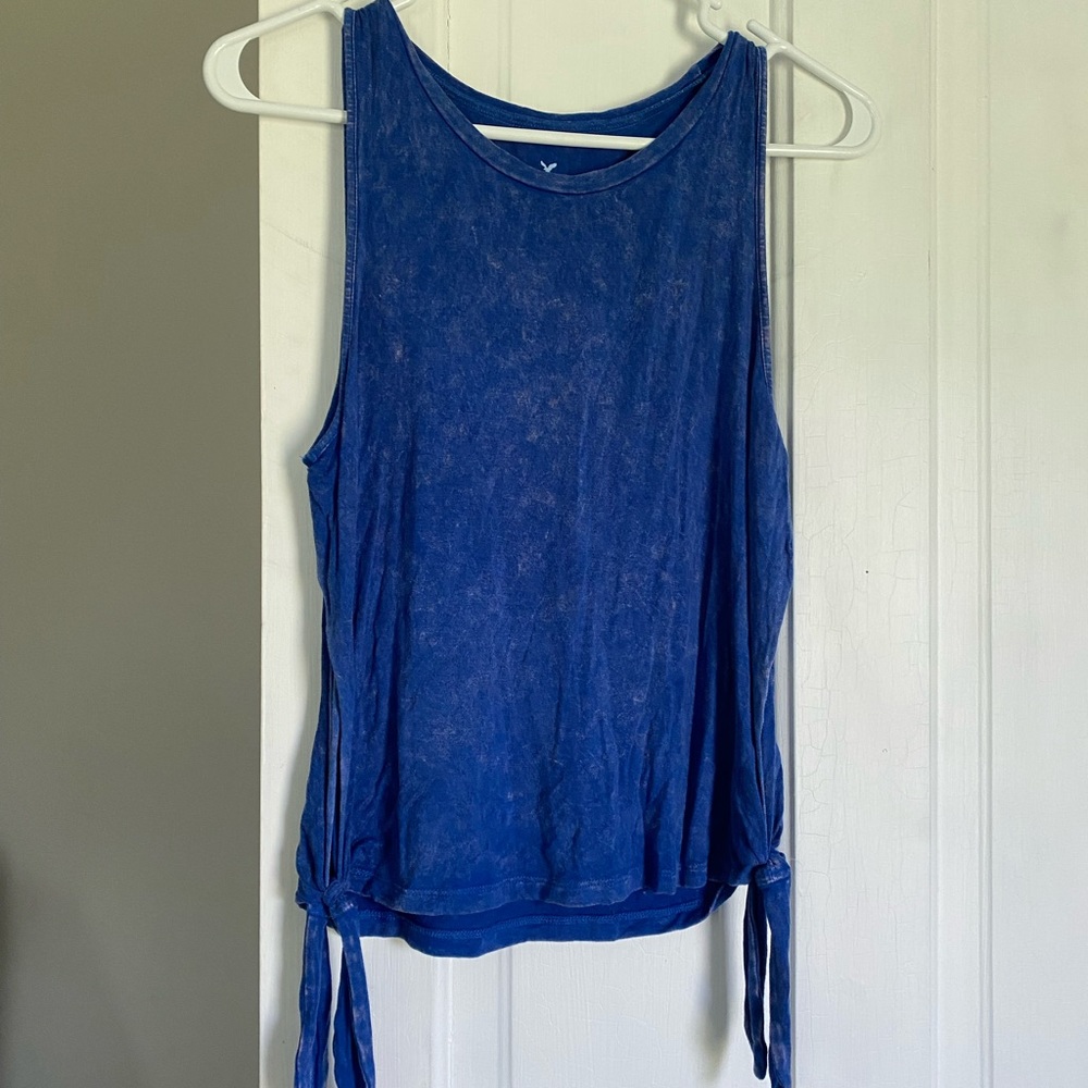 blue soft and sexy tank